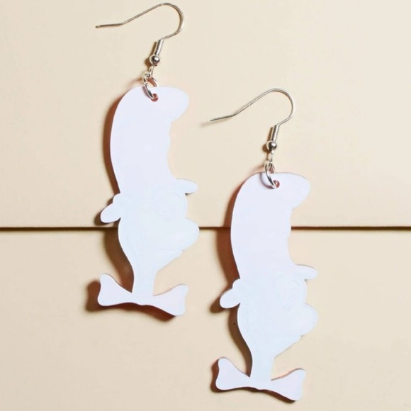 Dr. Seuss Resin Earrings - Picture 3 of 7